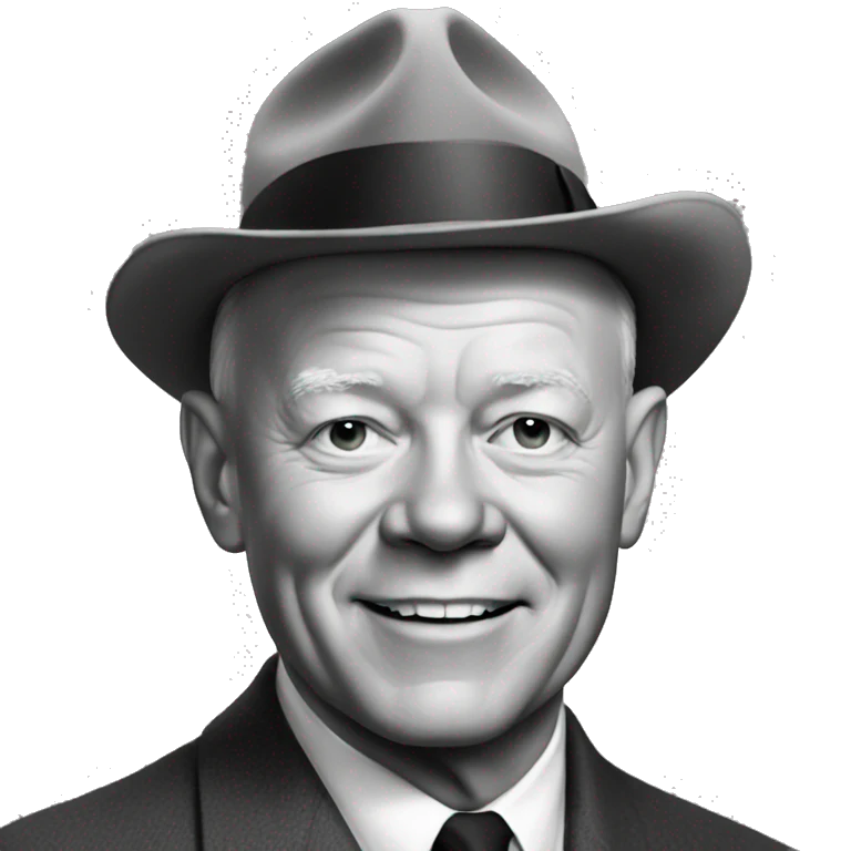 Dwight Eisenhower but homosexual emoji