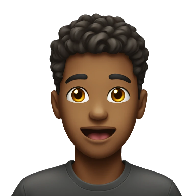 Boy with his tongue out  emoji