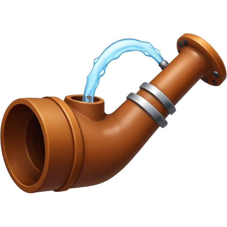 A pipe of slurry emoji
