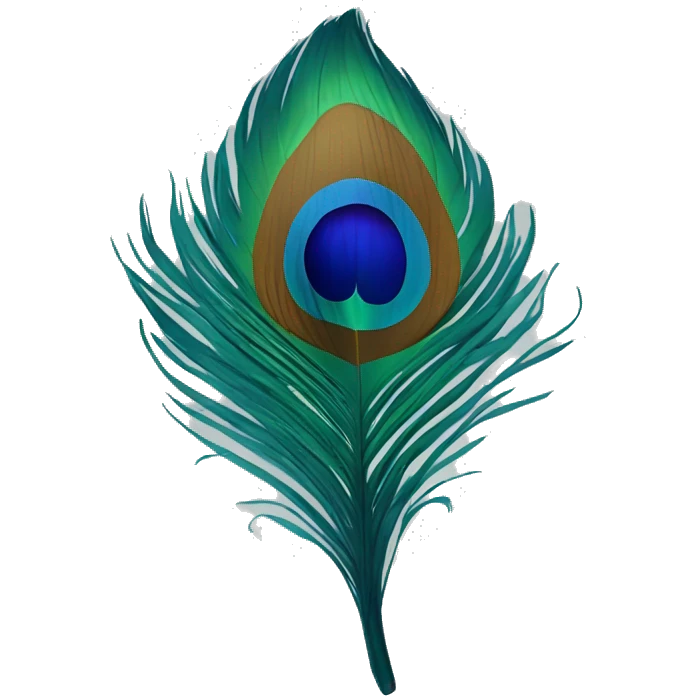 peacock feather emoji | AI Emoji Generator