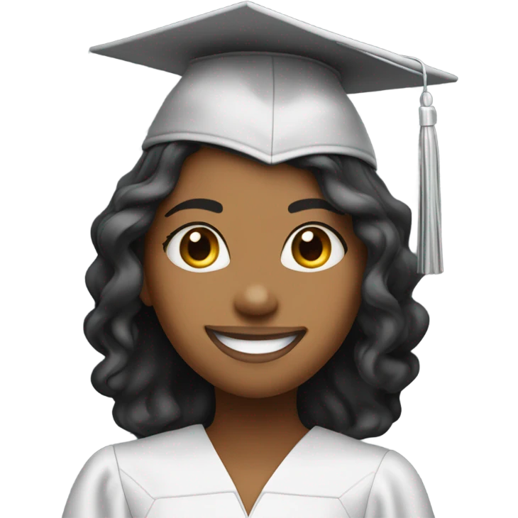 make a girl with a graduation cap  emoji
