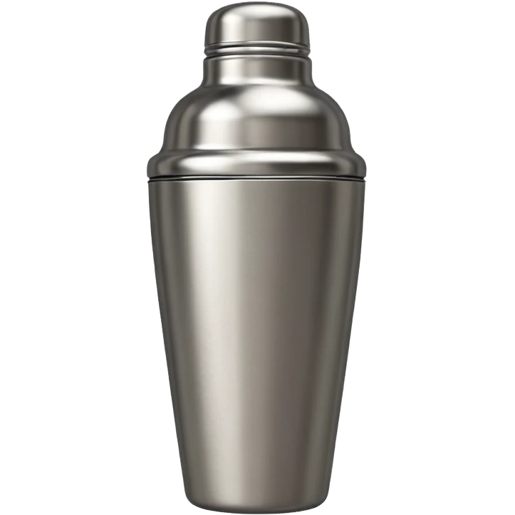 A boston cocktail shaker in ios emoji style emoji