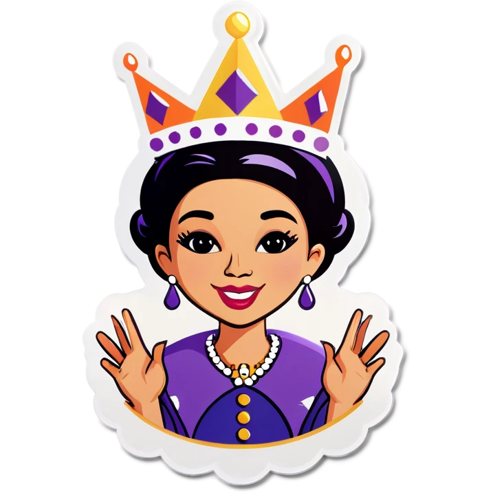 Birthday queen  emoji