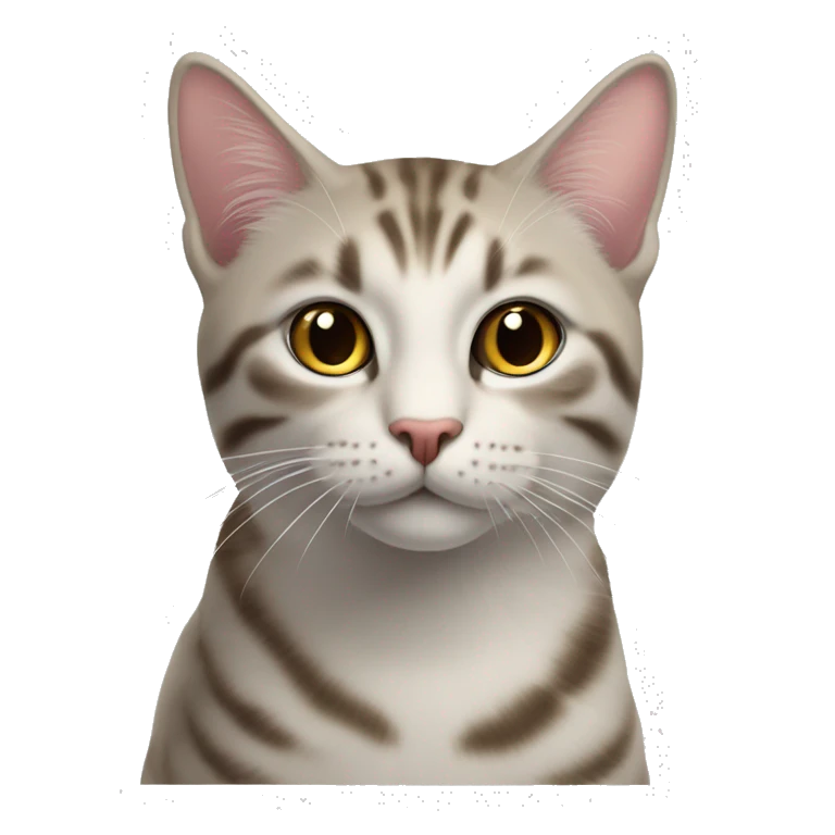 кошка милая розовая  emoji