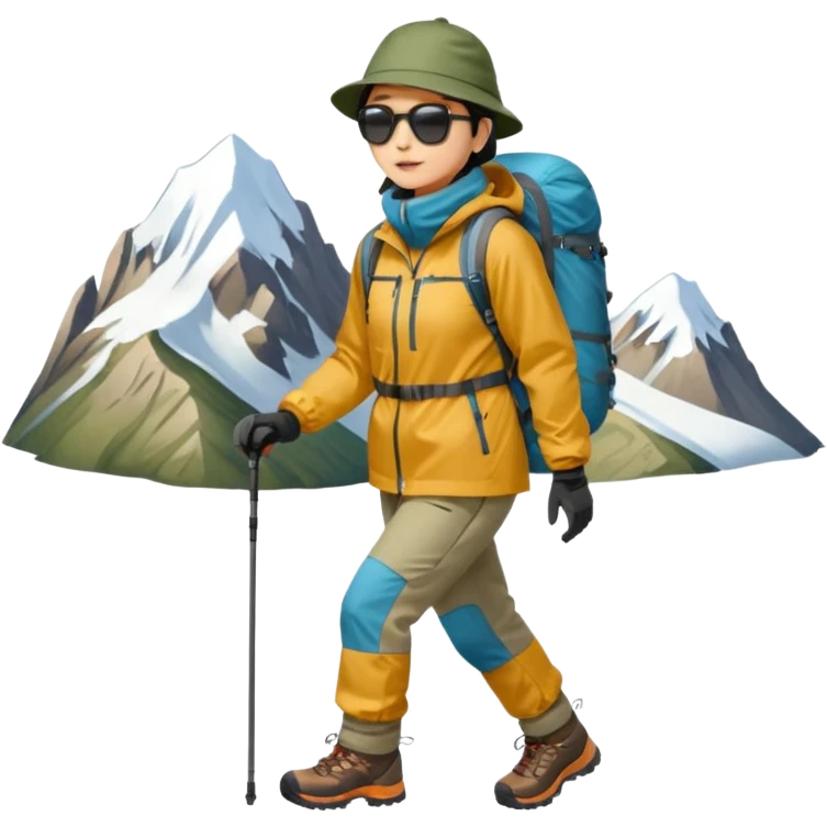 남미 여행에 가는 한국인의 전신을 그려줘! 바로 하이킹 갈 수 있을 정도로 잘 입은!

상체

🧥 방풍·방수 재킷 (고지대·우유니 필수)

👕 얇은 레이어드 2~3벌 (일교차 대비)

하체

👖 편한 바지(청바지 X, 스트레치 추천)

신발

👟 접지력 좋은 운동화 (마추픽추 필수)

🥾 우유니: 방수 신발 or 장화

악세사리

🧣 넥워머·모자 (아침/저녁 체감 -5~10도)

🕶️ 선글라스 (우유니·사막지역 눈부심 강함)
 emoji