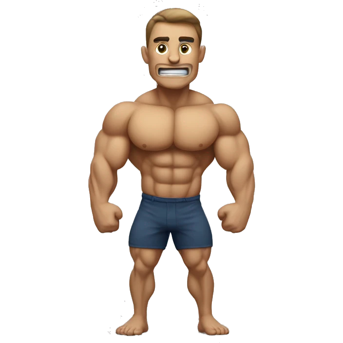 muscu avec des haltères emoji
