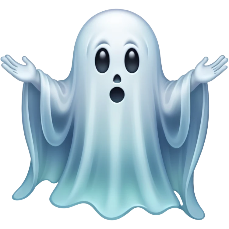 spooky ghost emoji