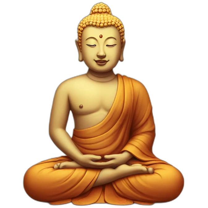 cute buddha emoji