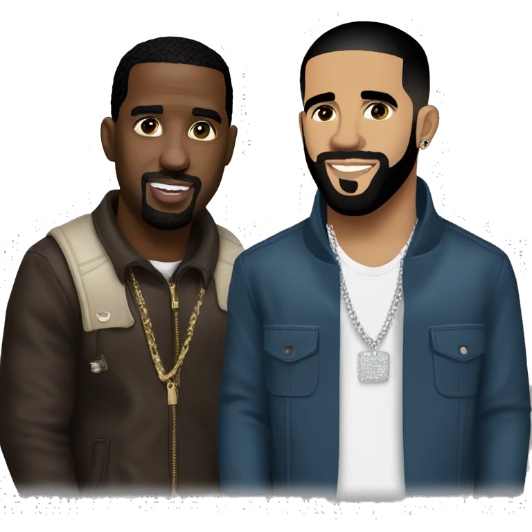 p diddy and drake emoji