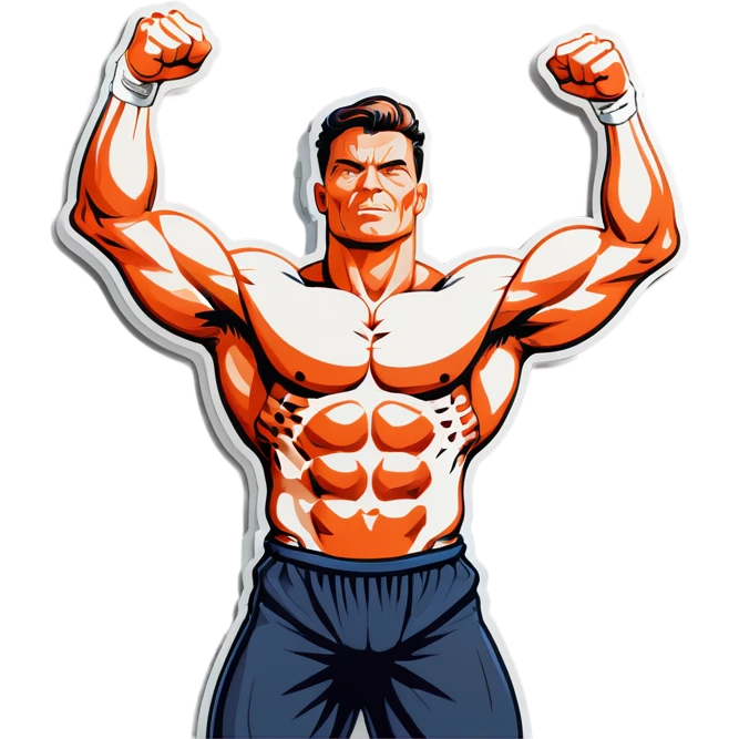 Moal muscle emoji