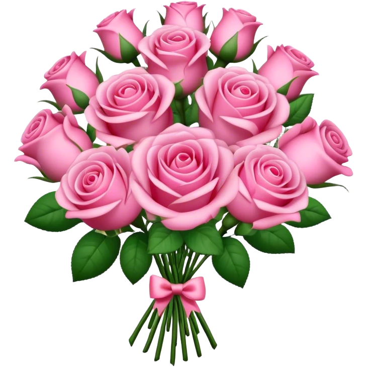 pink bouquet emoji