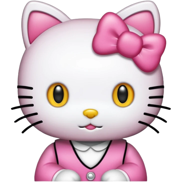 metallisorvi jossa on hello Kitty värit ja teema emoji