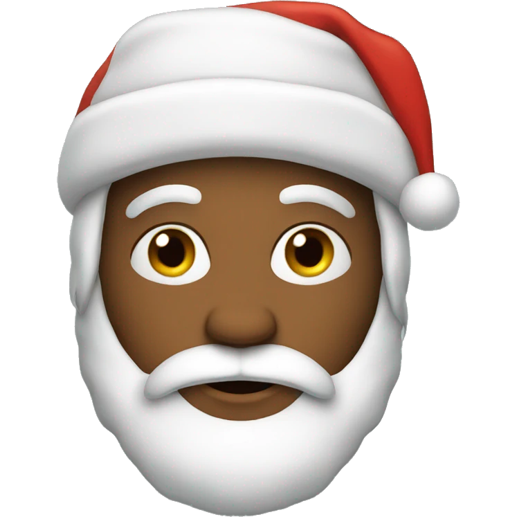 Santa Claus without face emoji