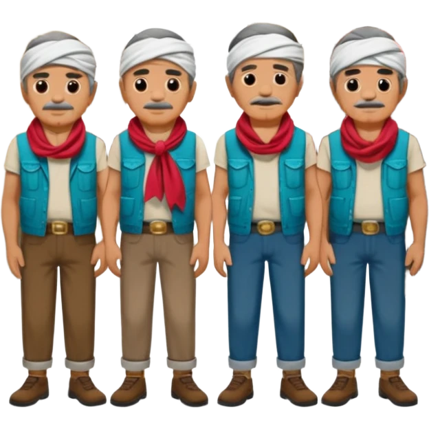 Older Mexican street gangs  emoji