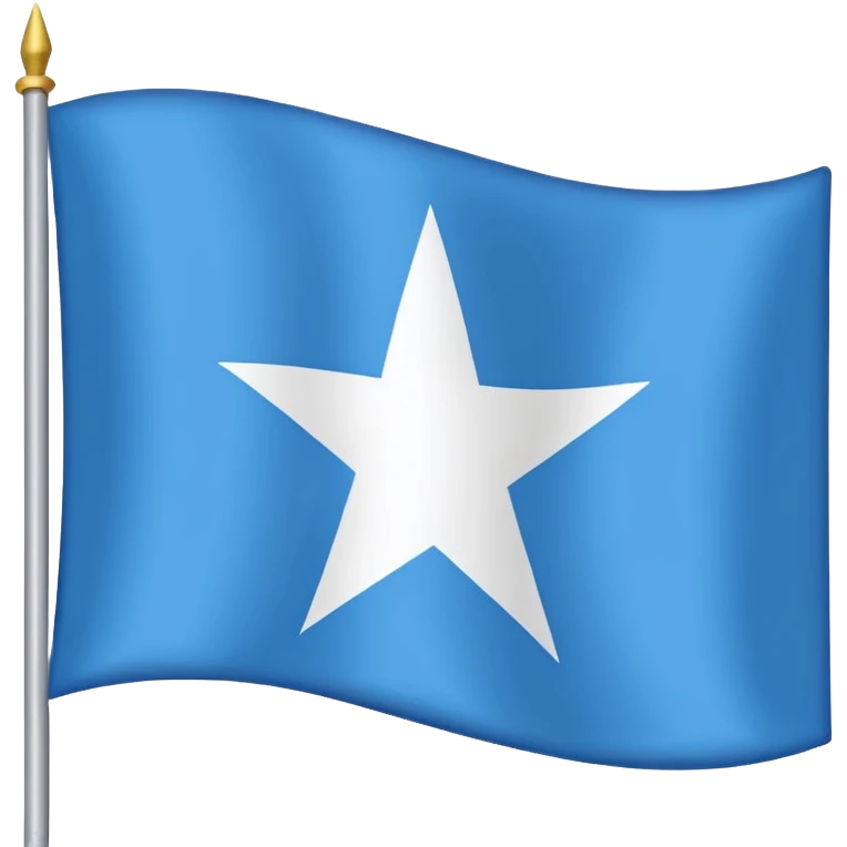 The flag of Awdal state in somalia emoji