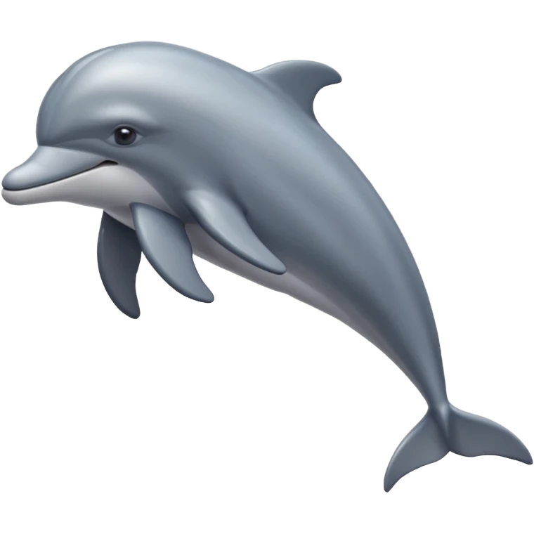 Dolphin sunbathing  emoji