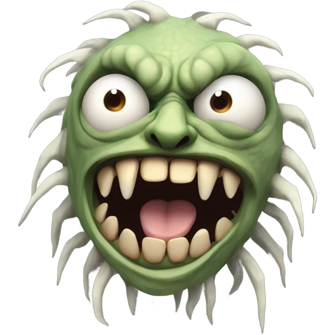 ugly monster emoji
