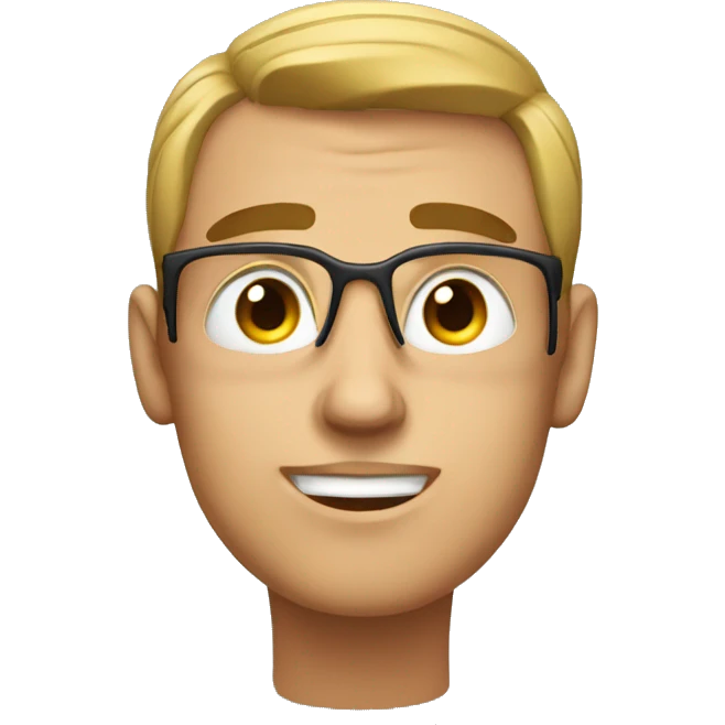 a guy looking to the top with the eyes over the horizon emoji