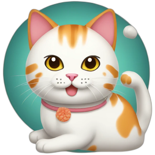 shushi cat emoji