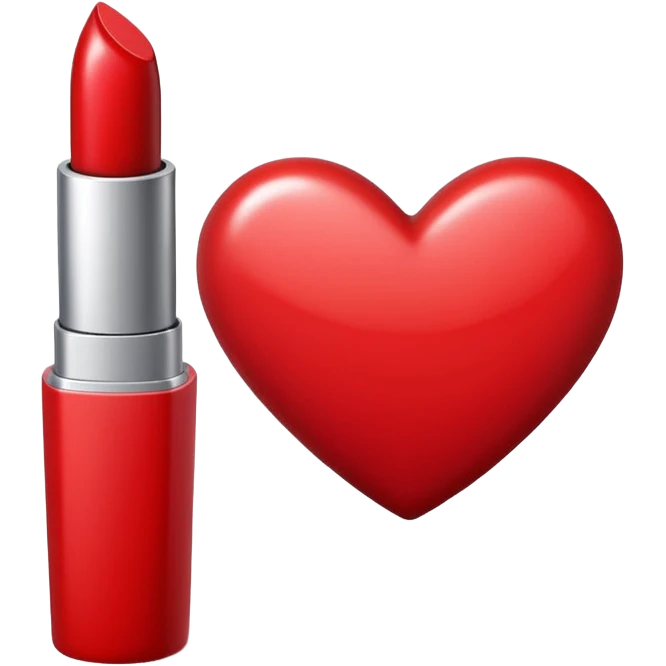 Lipstick mark kiss emoji