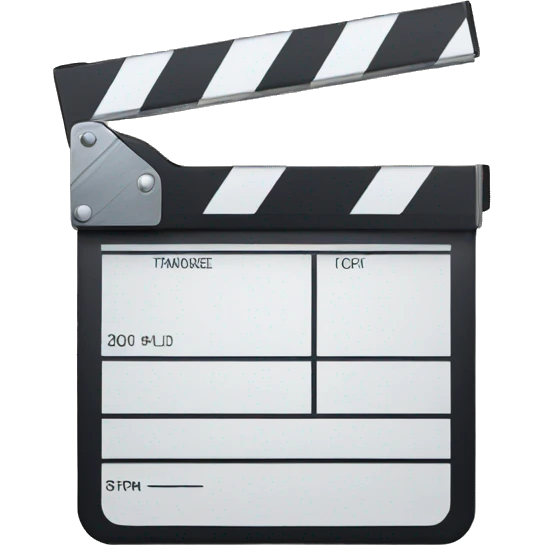 clapperboard emoji