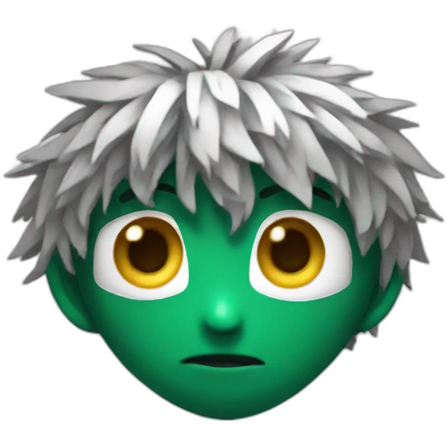 Deku with eyes heart  emoji