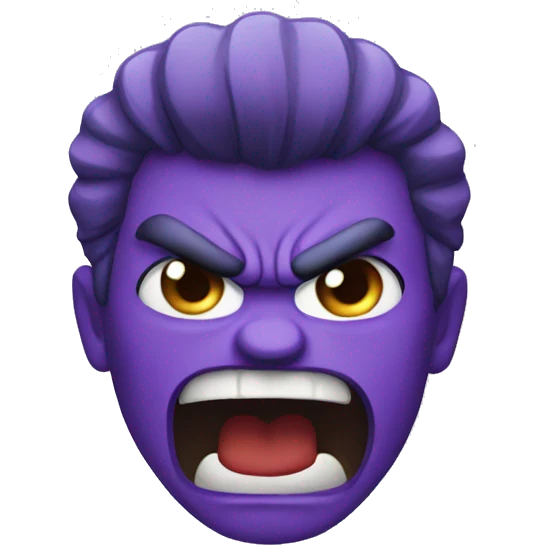 ANGRY purple  emoji