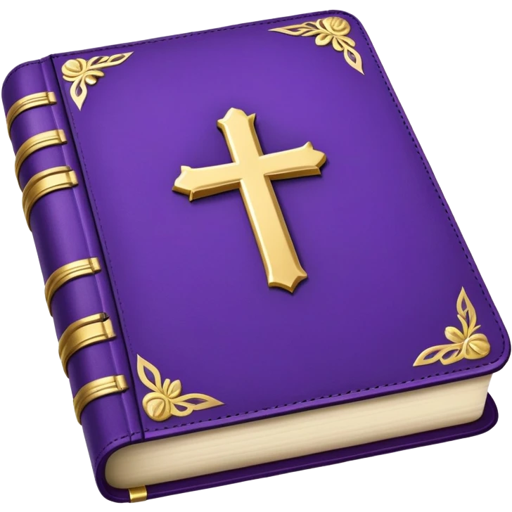 purple bible emoji