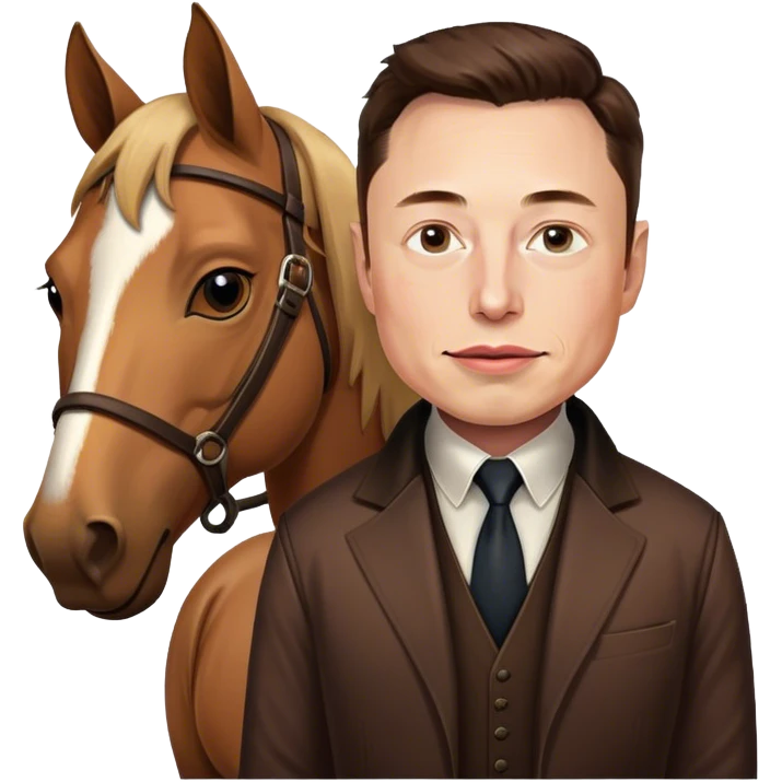 Elon musk horse emoji