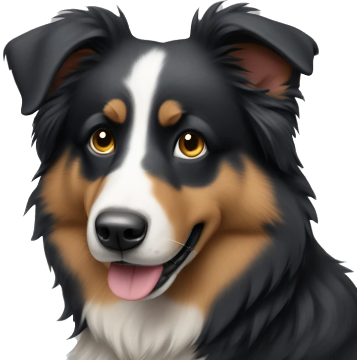 Australian sheppard mirlo emoji