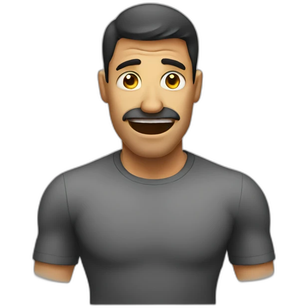 Men with bad smell emoji