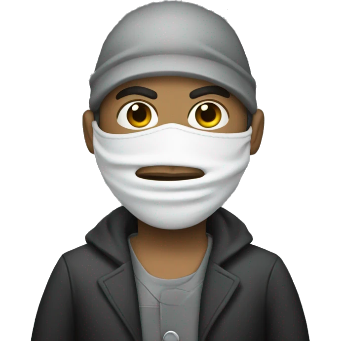 bank robber emoji