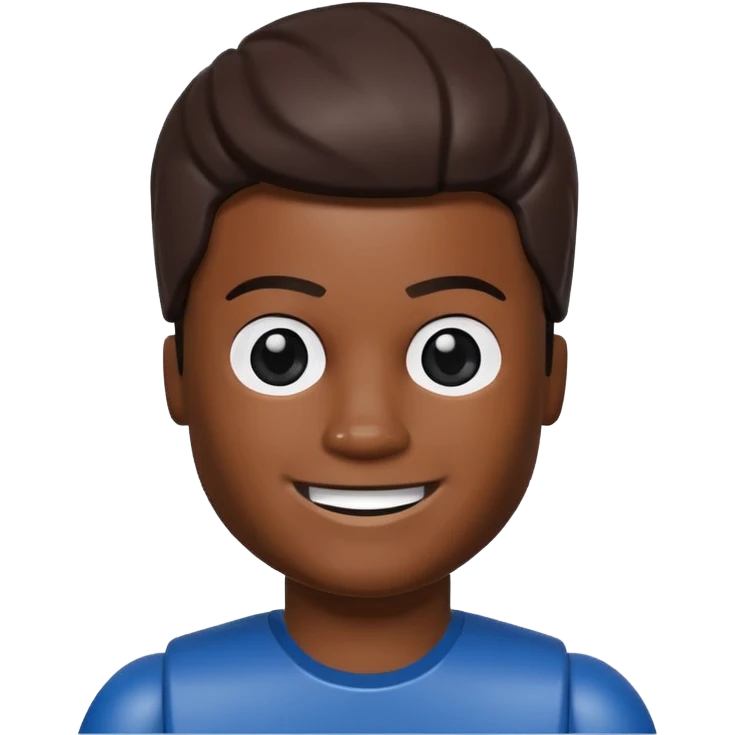  Black boy, Lego head emoji