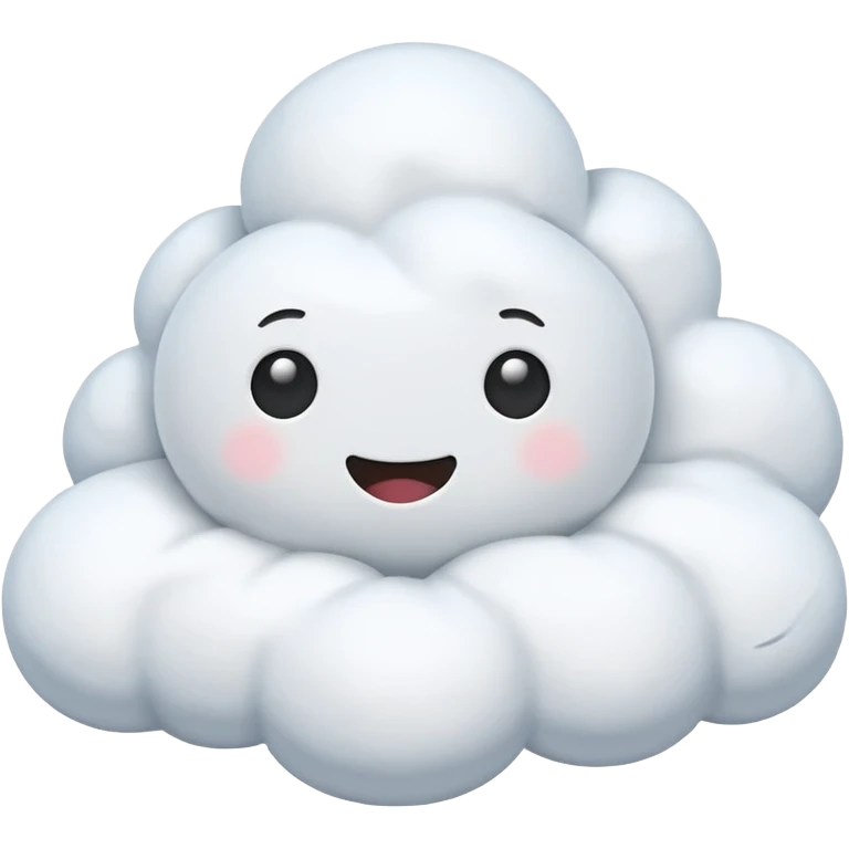 Marshmallow clouds emoji