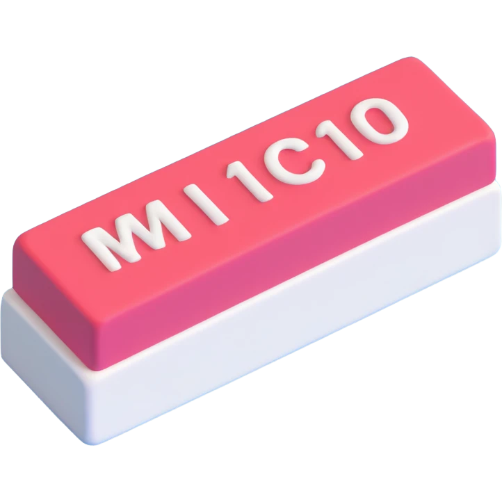 An eraser emoji