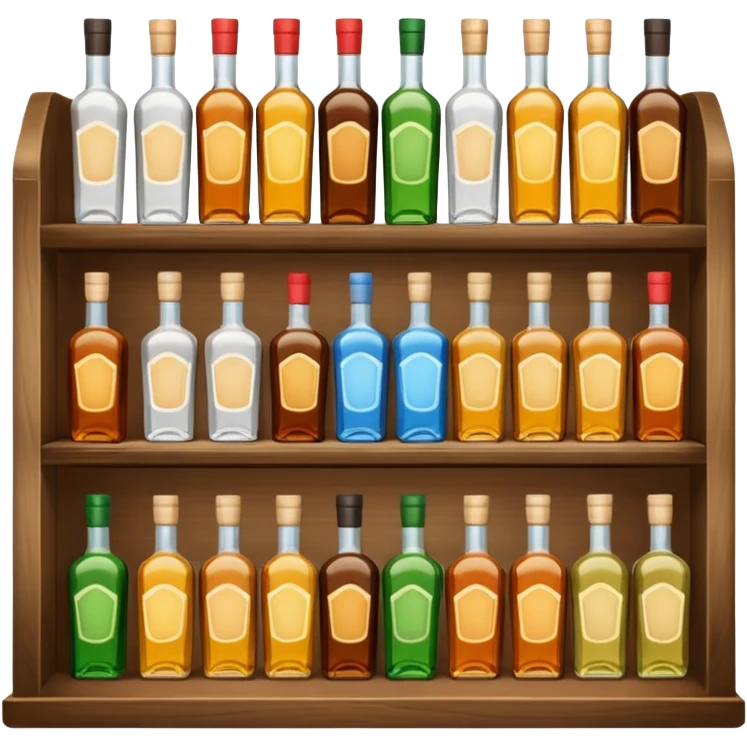 liquor store shelf emoji
