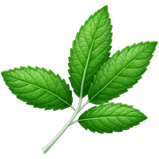 peppermint leaf emoji