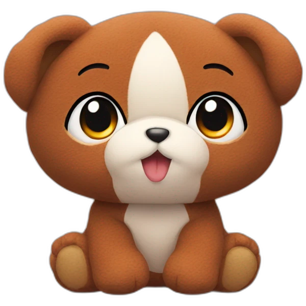 Infinite heart cute cuddly toy emoji
