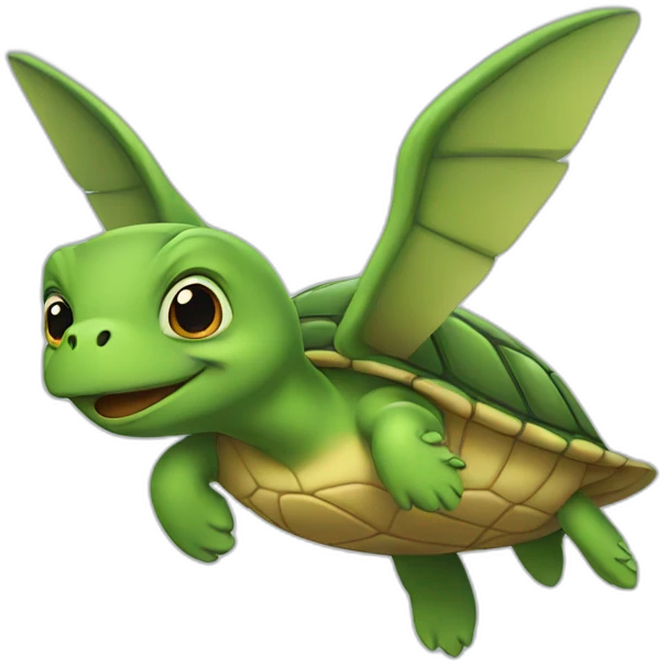 flying turtle emoji