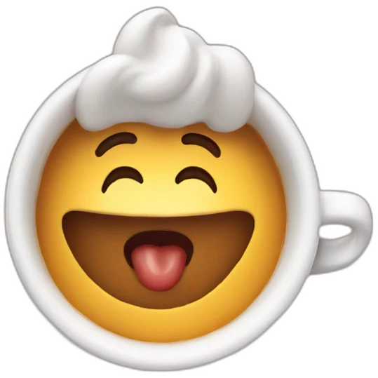 Chica tomando cafe emoji