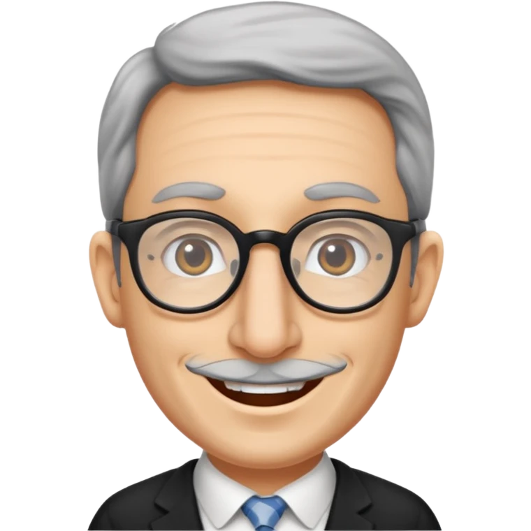 Create a Jewish with a big nose and has a big sneaky smile emoji