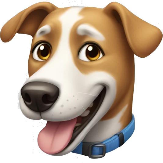 Happy dog emoji
