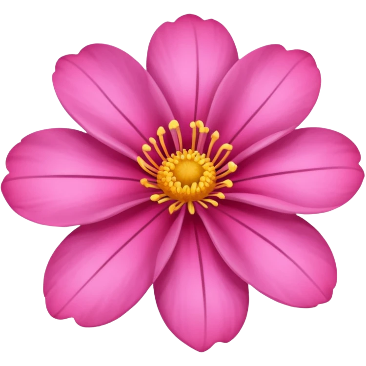 Pink flower emoji