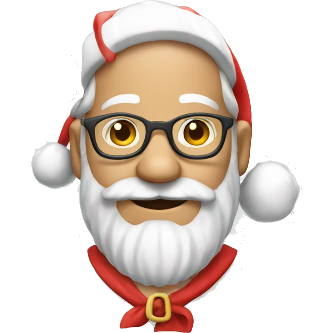 Summertime santa emoji