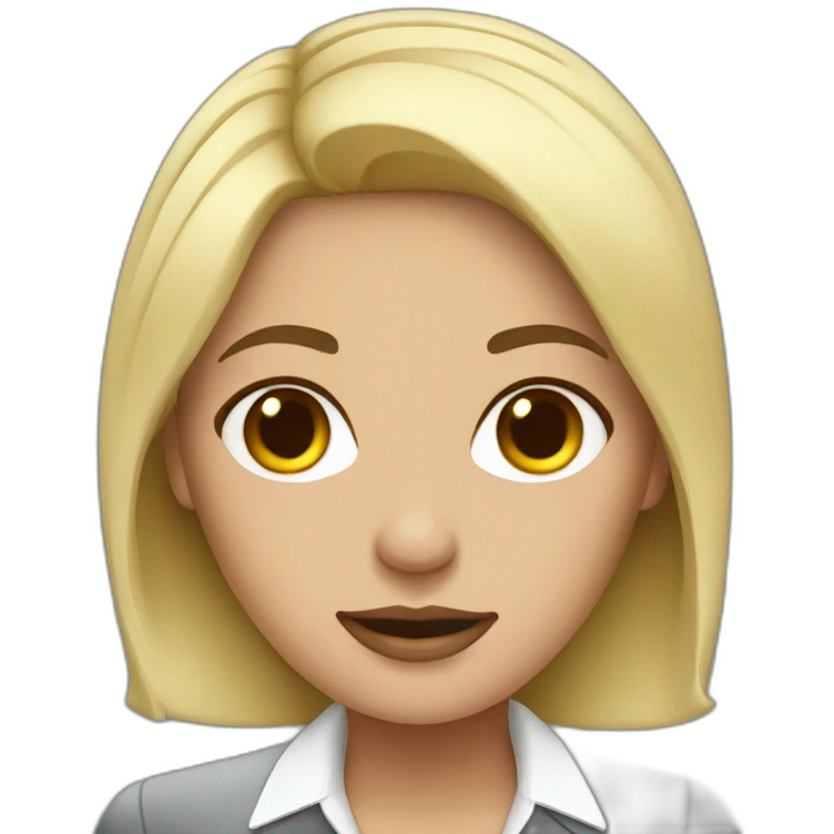 Office White Collar women emoji