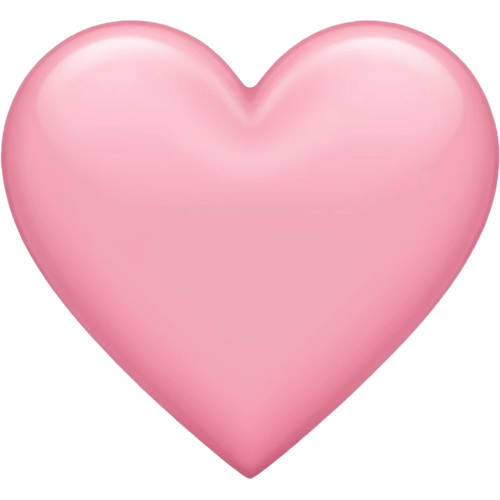 Baby pink heart  emoji