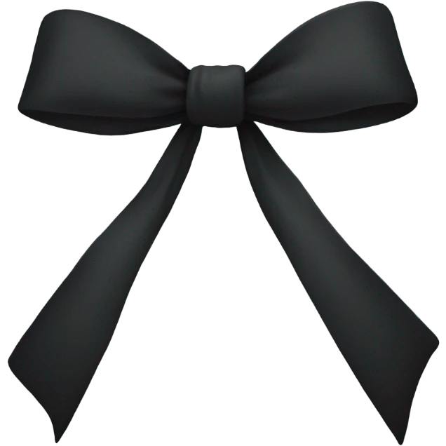 black bow emoji