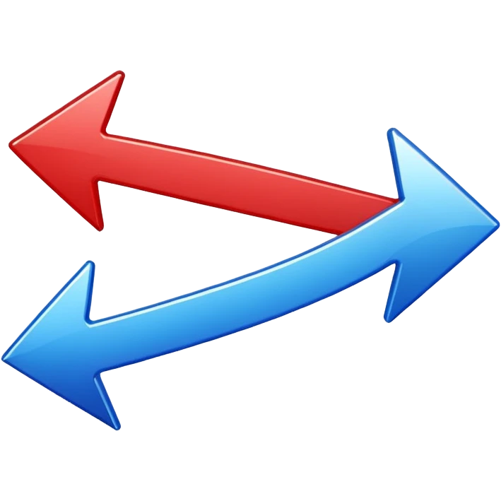 Make me an emoji to my school Holy cross davao college  representing this three colors ❤️💙🤍 make it like an double arrow down. emoji