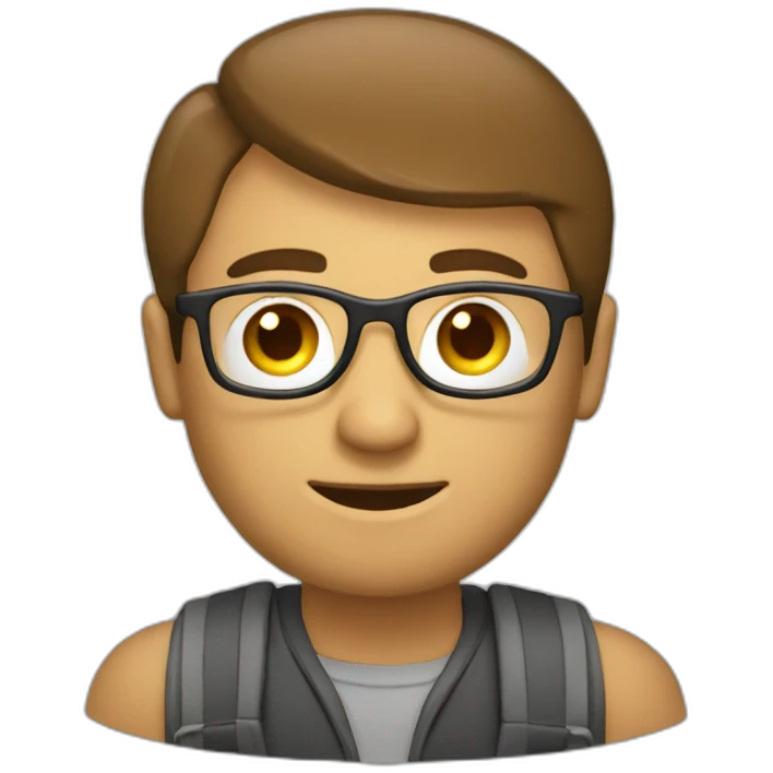 A programmer guy emoji
