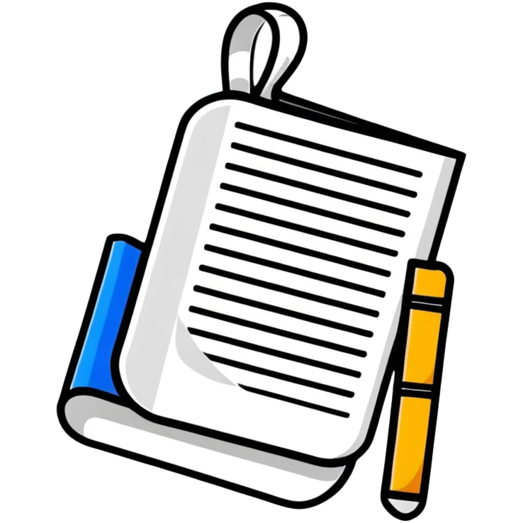minimalistic bookmark icon with clean lines, simple and modern, high contrast emoji